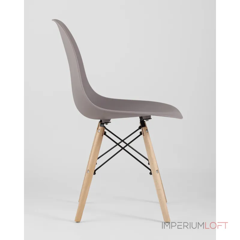 Стул Eames Style DSW темно-бежевый (разборный каркас) Stool Group УТ000037600