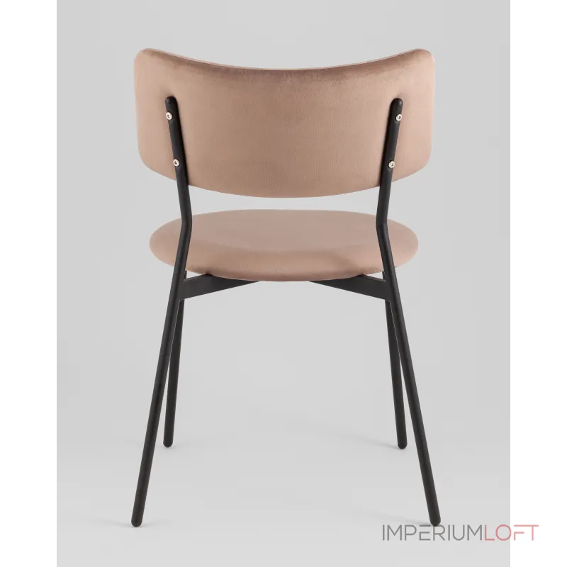 Стул Амелия велюр коричневый Stool Group УТ000039954 Стул Амелия велюр коричневый Stool Group УТ000039954