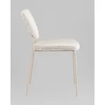 Стул обеденный Gigi серо-бежевый букле кремовые ножки Stool Group УТ000039038 от ImperiumLoft