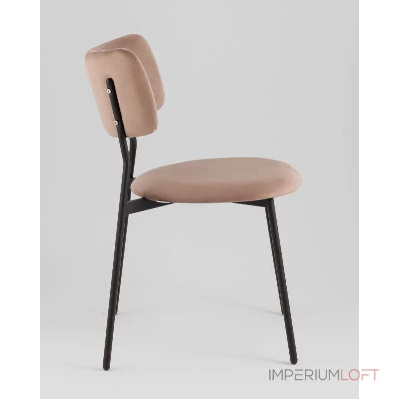 Стул Амелия велюр коричневый Stool Group УТ000039954 Стул Амелия велюр коричневый Stool Group УТ000039954