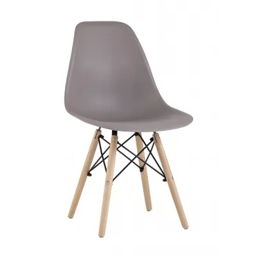 Стул Eames Style DSW темно-бежевый (разборный каркас) Stool Group УТ000037600