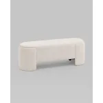 Банкетка Taks букле белый Stool Group УТ000039115