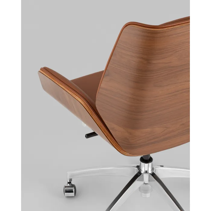 Кресло офисное Crown SN коричневый Stool Group УТ000038535 от ImperiumLoft