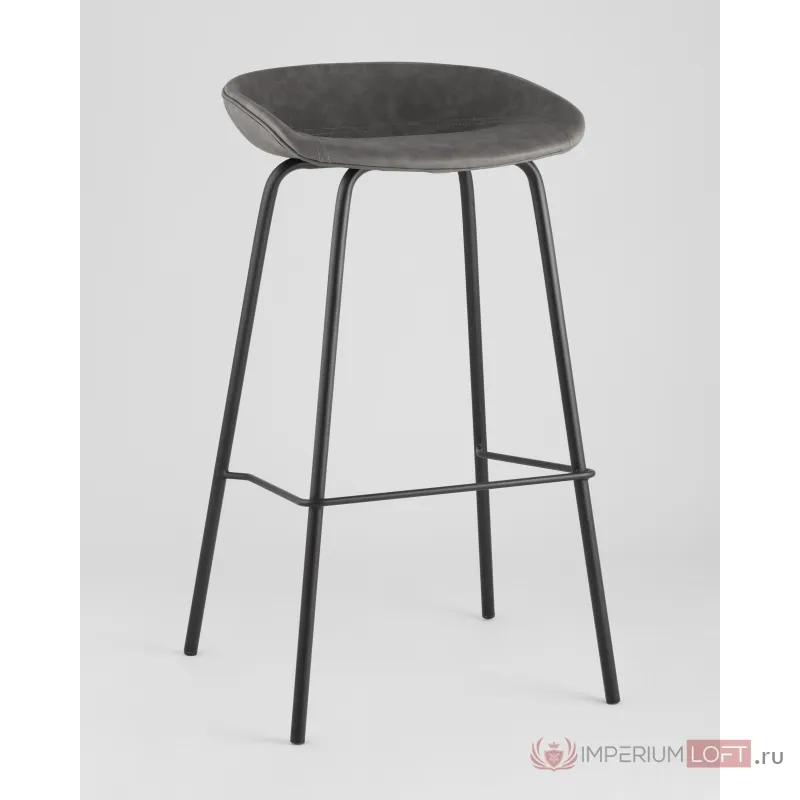 Стул барный Beetle Lite PU серый 2 шт Stool Group УТ000038317 от ImperiumLoft