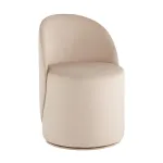 Пуф Loreen вращающийся велюр молочный Stool Group УТ000039107