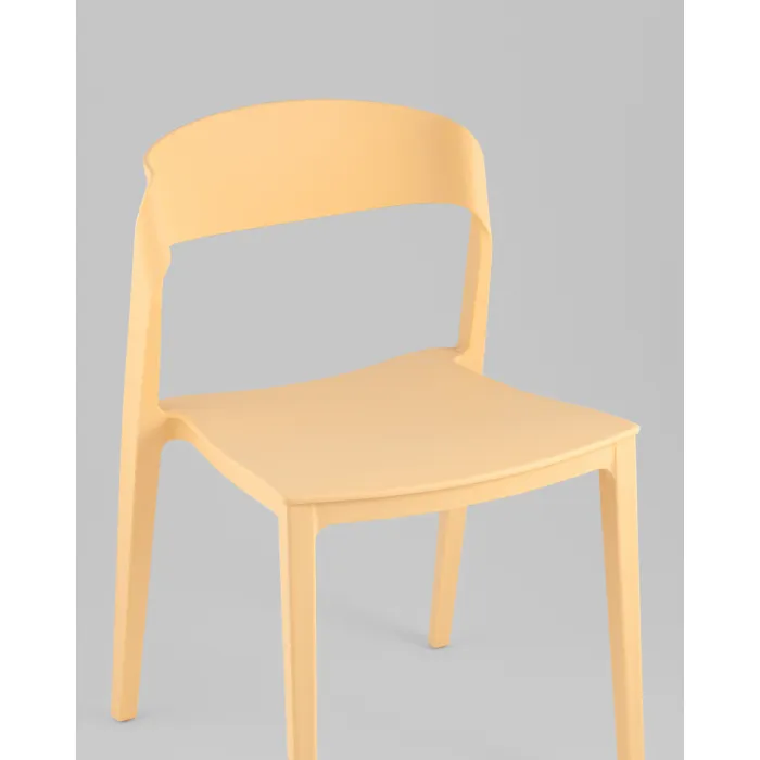 Стул Moris пластик бледно-желтый Stool Group УТ000039255 от ImperiumLoft