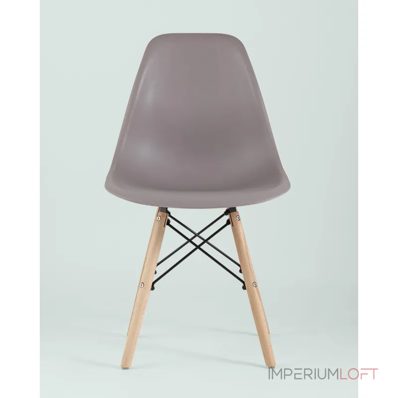 Стул Eames Style DSW темно-бежевый (разборный каркас) Stool Group УТ000037600