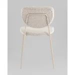 Стул обеденный Gigi серо-бежевый букле кремовые ножки Stool Group УТ000039038 от ImperiumLoft