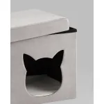 Пуф складной с ящиком Store Pet серый Stool Group УТ000038968 от ImperiumLoft