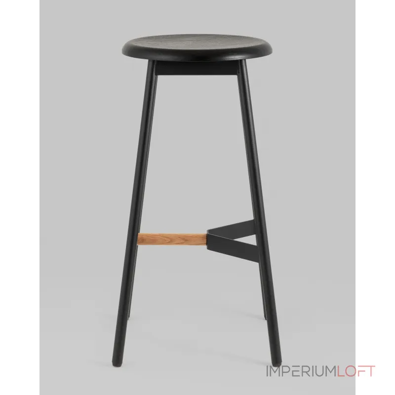 Стул барный Knobb черный 2 шт Stool Group УТ000038297 Стул барный Knobb черный 2 шт Stool Group УТ000038297