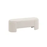 Банкетка Taks букле белый Stool Group УТ000039115