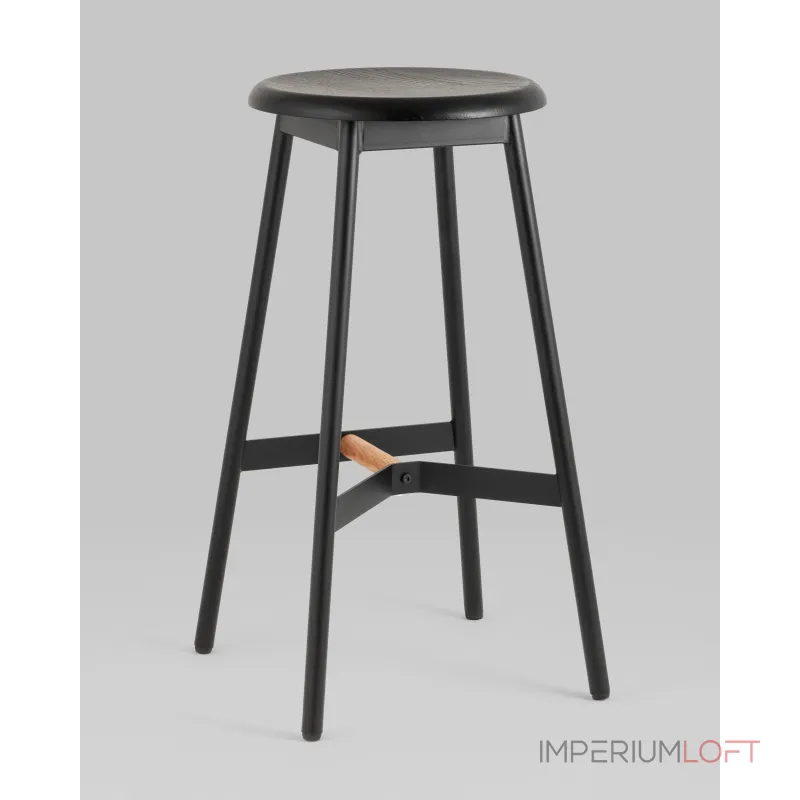 Стул барный Knobb черный 2 шт Stool Group УТ000038297 Стул барный Knobb черный 2 шт Stool Group УТ000038297