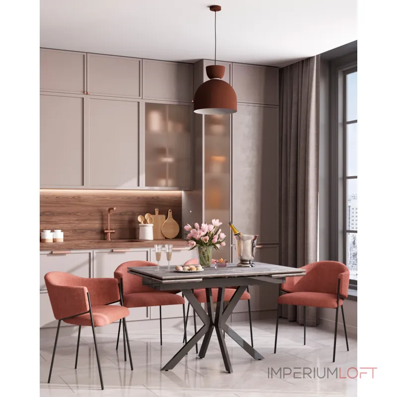 Стол раскладной Stool Group Marmer УТ000039729 от ImperiumLoft Стол раскладной Stool Group Marmer УТ000039729 от ImperiumLoft