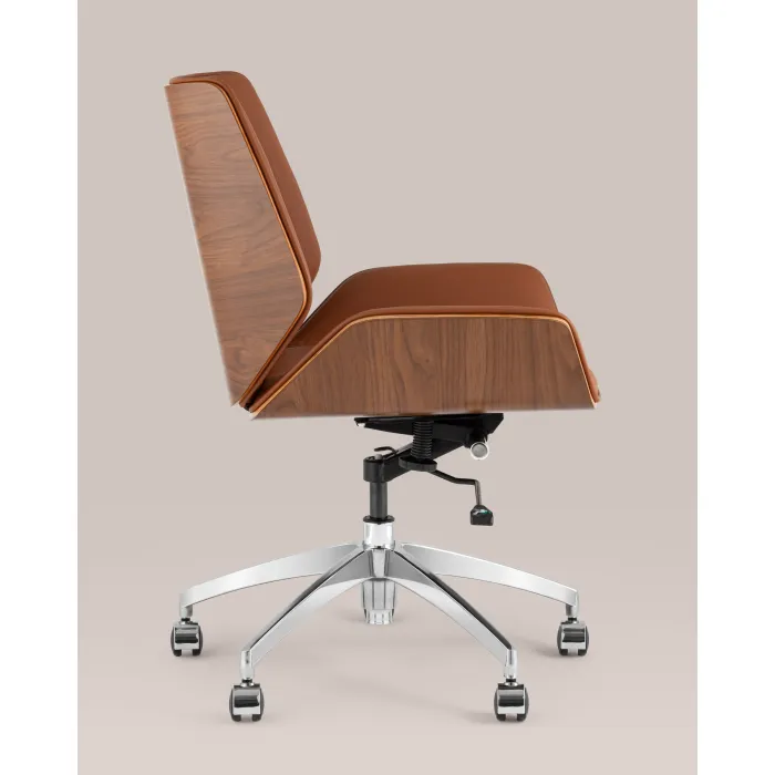Кресло офисное Crown SN коричневый Stool Group УТ000038535 от ImperiumLoft