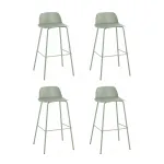 Стул барный Mist серо-зеленый 4 шт Stool Group УТ000038328