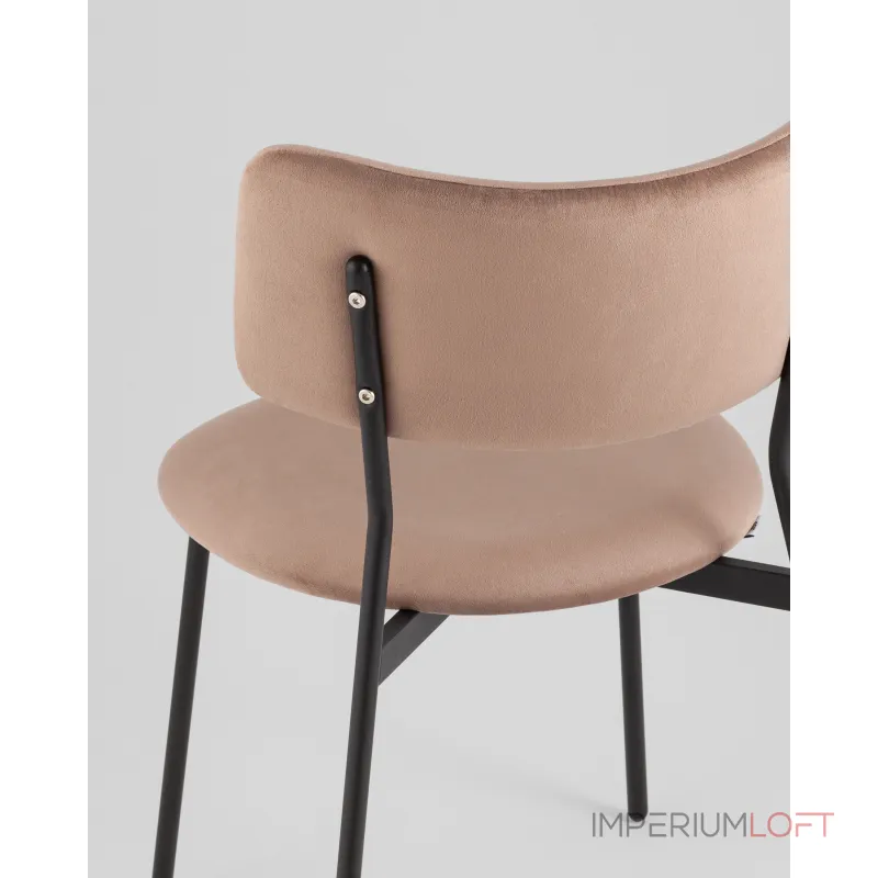 Стул Амелия велюр коричневый Stool Group УТ000039954 Стул Амелия велюр коричневый Stool Group УТ000039954