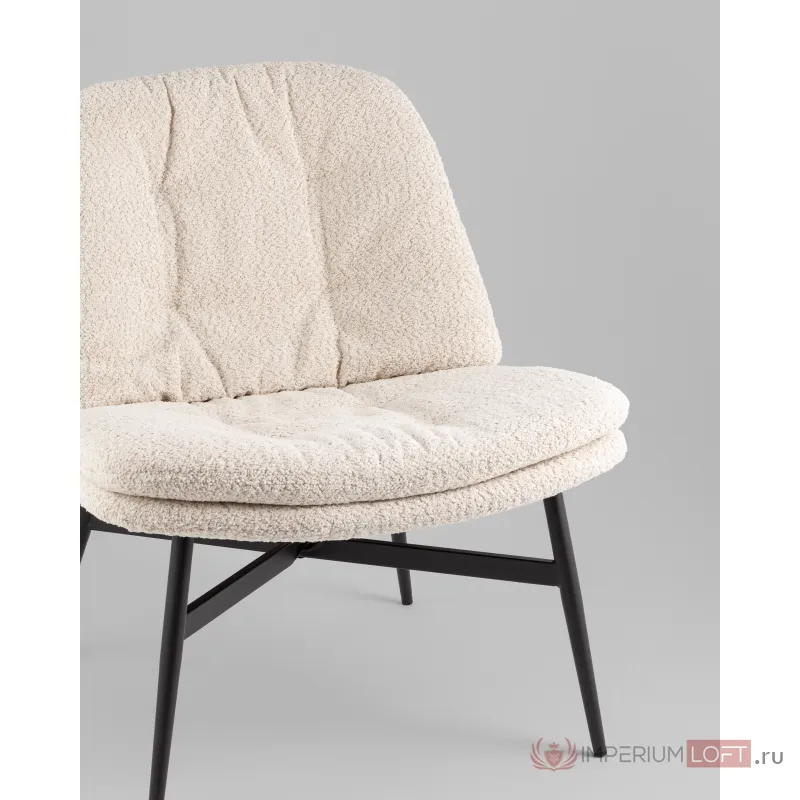 Кресло лаунж Tail кремовый Stool Group УТ000038979 от ImperiumLoft