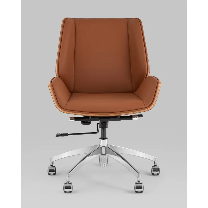 Кресло офисное Crown SN коричневый Stool Group УТ000038535 от ImperiumLoft