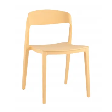 Стул Moris пластик бледно-желтый Stool Group УТ000039255
