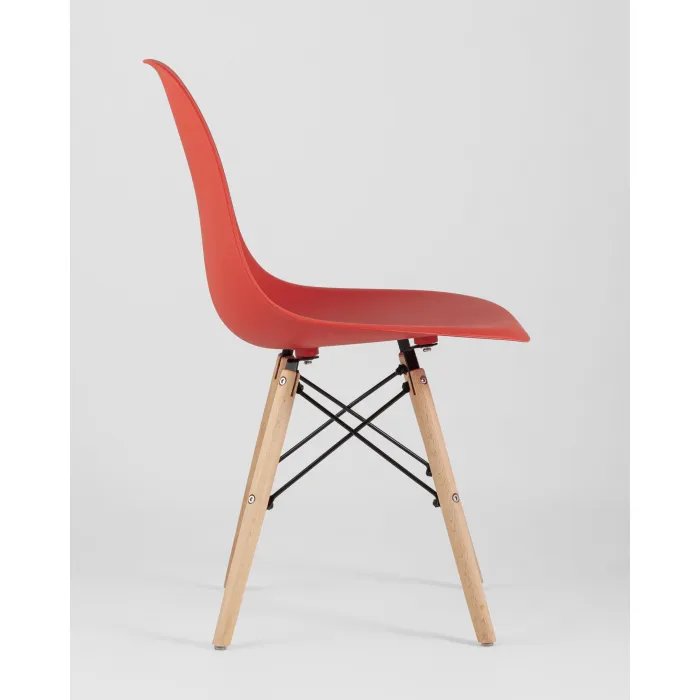 Стул Eames Style DSW красный (разборный каркас) Stool Group УТ000037593 от ImperiumLoft