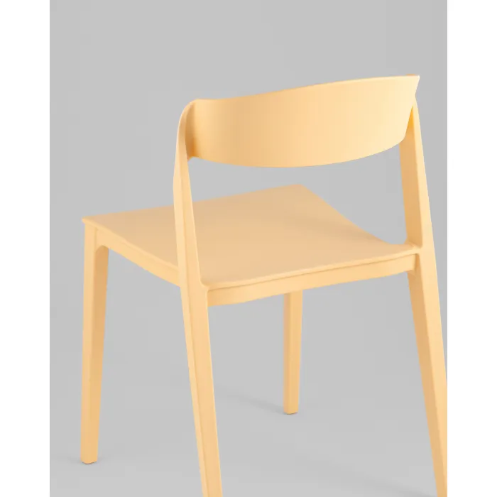 Стул Moris пластик бледно-желтый Stool Group УТ000039255 от ImperiumLoft