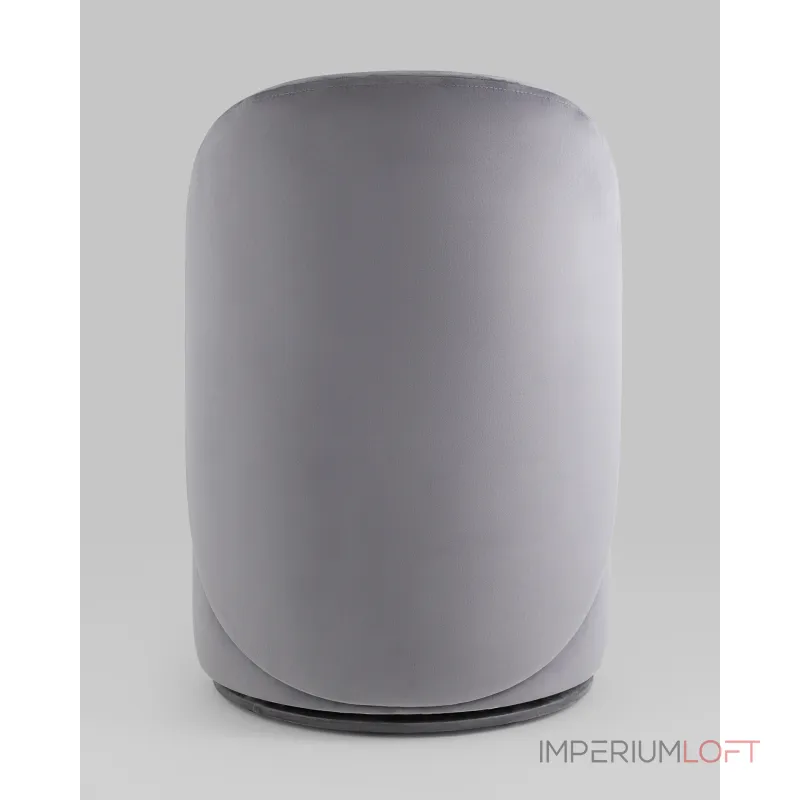 Пуф Loreen вращающийся велюр серый Stool Group УТ000039108 Пуф Loreen вращающийся велюр серый Stool Group УТ000039108