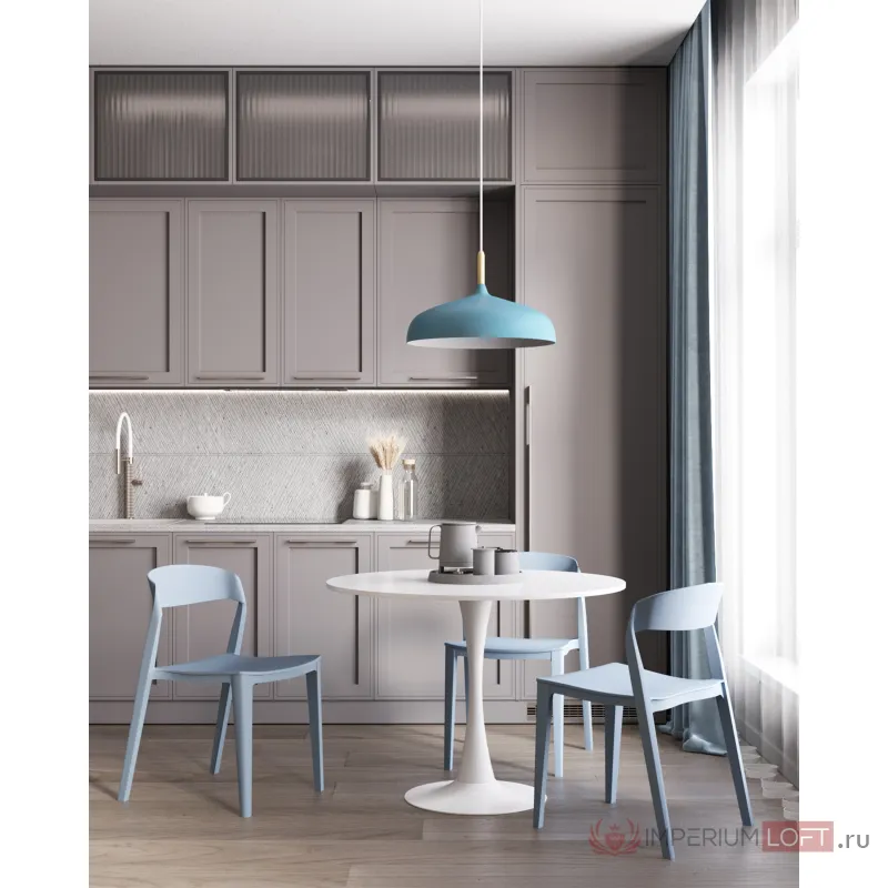 Стул Moris пластик голубой Stool Group УТ000039256 от ImperiumLoft
