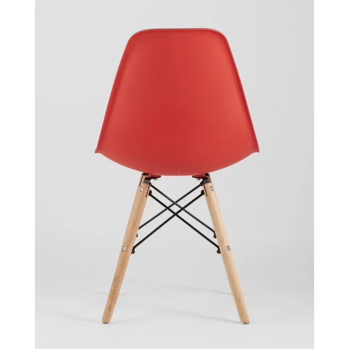 Стул Eames Style DSW красный x4 (разборный каркас) Stool Group УТ000037607 от ImperiumLoft
