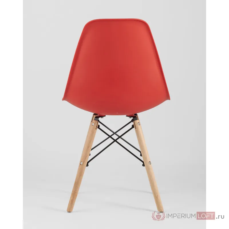 Стул Eames Style DSW красный x4 (разборный каркас) Stool Group УТ000037607 от ImperiumLoft