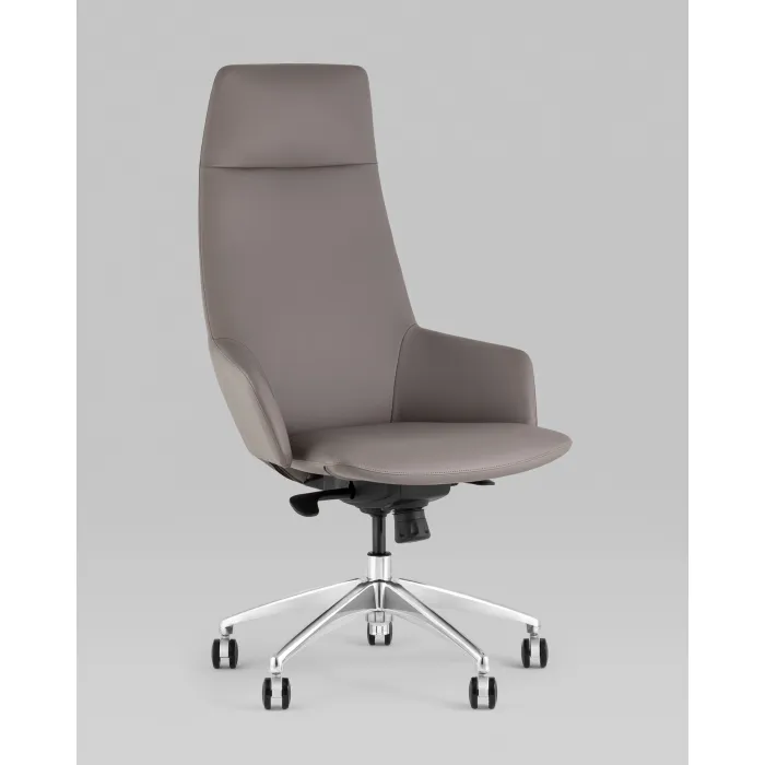Кресло руководителя Bow серый Stool Group УТ000038540 от ImperiumLoft