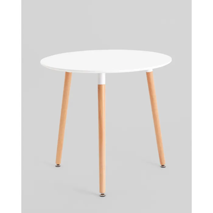 Стол круглый EAMES DST NEW D80 белый Stool Group УТ000039064 от ImperiumLoft