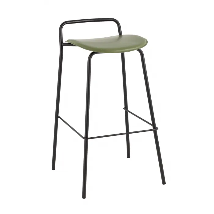 Стул барный Mantis экокожа зеленый Stool Group УТ000038916 от ImperiumLoft