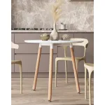Стол круглый EAMES DST NEW D80 белый Stool Group УТ000039064 от ImperiumLoft