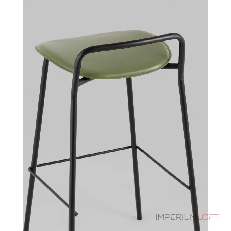 Стул барный Mantis экокожа зеленый Stool Group УТ000038916