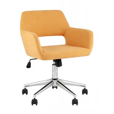 Стул офисный ROSS рогожка желтый Stool Group УТ000039437