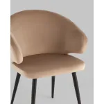 Стул с подлокотниками Codo велюр капучино Stool Group УТ000039136 от ImperiumLoft