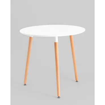 Стол круглый EAMES DST NEW D80 белый Stool Group УТ000039064 от ImperiumLoft