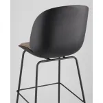 Стул барный Beetle PU со спинкой бежевый 2 шт Stool Group УТ000038315