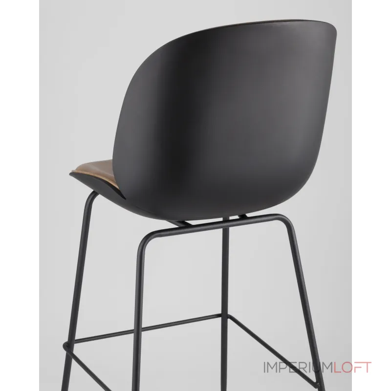Стул барный Beetle PU со спинкой бежевый 2 шт Stool Group УТ000038315 Стул барный Beetle PU со спинкой бежевый 2 шт Stool Group УТ000038315
