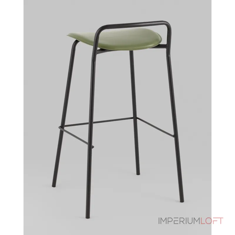 Стул барный Mantis экокожа зеленый Stool Group УТ000038916