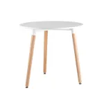 Стол круглый EAMES DST NEW D80 белый Stool Group УТ000039064 от ImperiumLoft