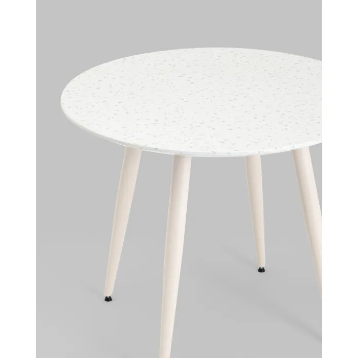 Стол обеденный Nymphaea D90 терраццо Stool Group УТ000039029 от ImperiumLoft
