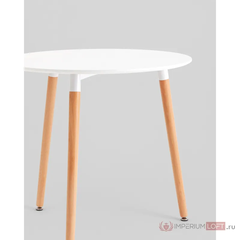 Стол круглый EAMES DST NEW D80 белый Stool Group УТ000039064 от ImperiumLoft