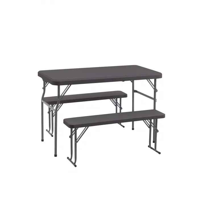 Комплект стола и двух скамеек Stool Group Кейт YX-B113 brown от ImperiumLoft