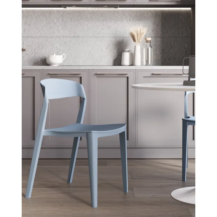 Стул Moris пластик голубой Stool Group УТ000039256 от ImperiumLoft