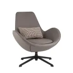 Кресло Ostra серый Stool Group УТ000038544 от ImperiumLoft