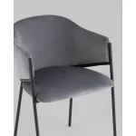 Стул Brace велюр серый Stool Group УТ000039130 от ImperiumLoft