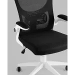 Кресло офисное Airone белый с черной сеткой Stool Group УТ000039378