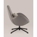 Кресло Ostra серый Stool Group УТ000038544 от ImperiumLoft