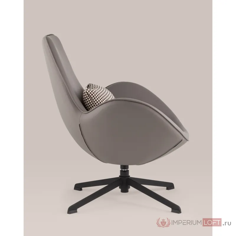 Кресло Ostra серый Stool Group УТ000038544 от ImperiumLoft